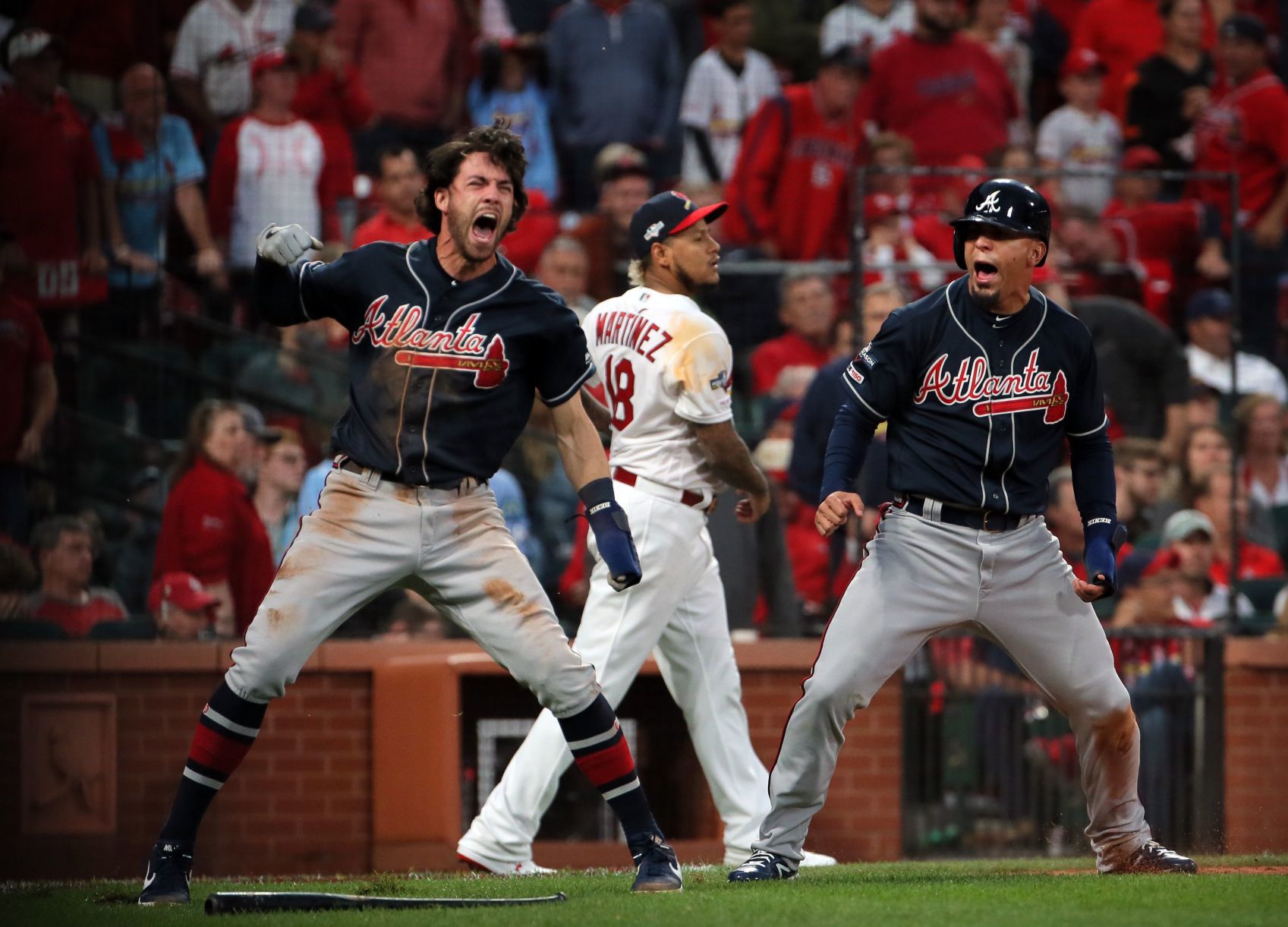 Atlanta Braves vs St. Louis Cardinals, Game 3 NLDS in St. Louis